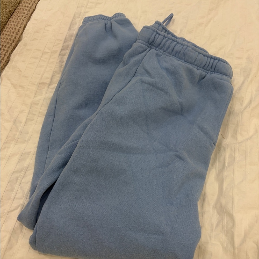 Aritzia TNA cozy mega fleece in blue XXS